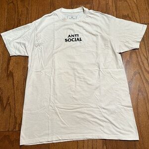 Red Eight “Anti-Social” cream T-shirt unisex